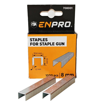 Spony EXTRA, 8 mm, 1000 ks