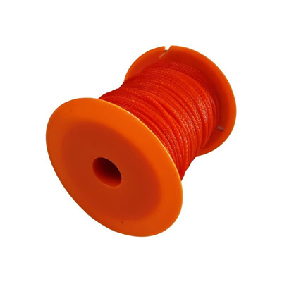 Provázek stavební pletený, 50 m, 1,7 mm, oranžový