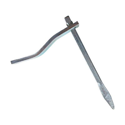 Skoba zednická čtyřhran, 140 mm, pozinkovaná