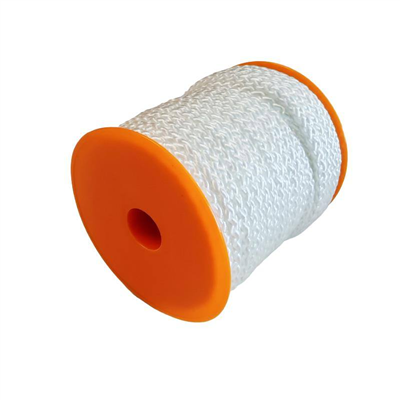 Provázek silonový, 20 m, 4 mm,  bílý