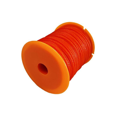 Provázek stavební pletený, 50 m, 2 mm, oranžový