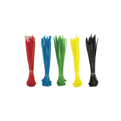 Pásky vázací, 100 x 2,5 mm, 100 ks, barevné