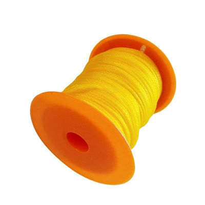 Provázek stavební pletený, 50 m, 1,7 mm, žlutý