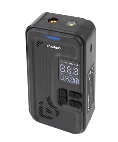 Tagred TA4230, Akumulátorový mini kompresor 8V 4000mAh s LED | 150 PSI | USB-C