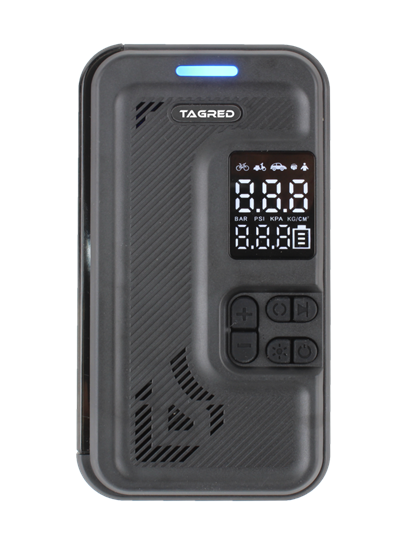 Tagred TA4230, Akumulátorový mini kompresor 8V 4000mAh s LED | 150 PSI | USB-C
