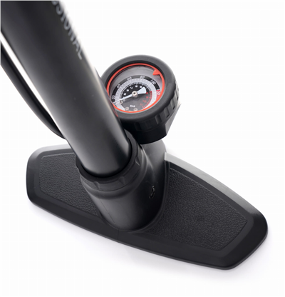 KD11826, Ruční pumpa s manometrem | 38 × 470 mm