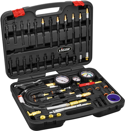 Vigor V4461, Sada pro testování komprese a ztráty tlaku | 48dílná