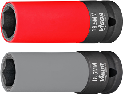 Vigor V6309, Sada nástrčných klíčů pro rázové utahováky 1/2