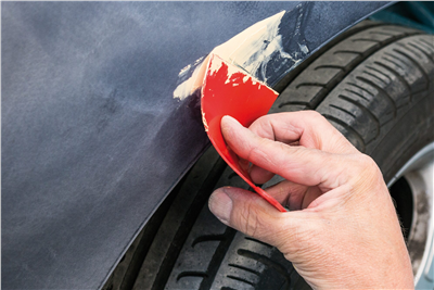 VIGOR V4278, Sada japonských stěrek plastová | 4 díly, šířky 50 80 100 120 mm