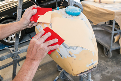 VIGOR V4278, Sada japonských stěrek plastová | 4 díly, šířky 50 80 100 120 mm