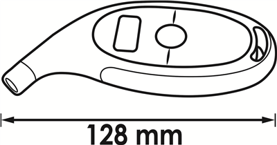 VIGOR V1423, Měřič tlaku v pneumatikách | Digitální, 128 mm, 0,15–7 bar