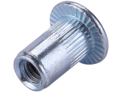 Nýtovací matice ocelové, sada 50 ks, M3x8 mm