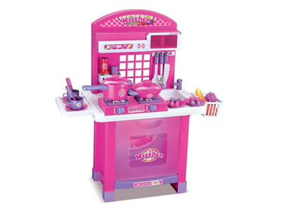 Hračka Dětská kuchyňka Superior s příslušenstvím růžová