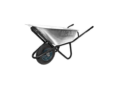 Kolečko D3, 100l korba Zn, nafukovací, 350-8, 200kg, kuličkové ložisko