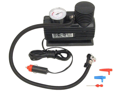 Mini kompresor 12V, 12V/10A, 250PSI/1,7MPa