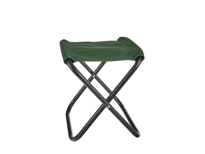 Kempingová skládací stolička, dětská, zelená