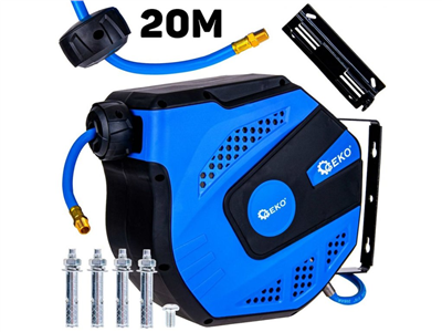 Samonavíjecí buben s tlakovou hadicí 20 m, 8 x 12 mm