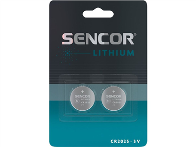 Lithiová baterie SBA CR2025 2BP