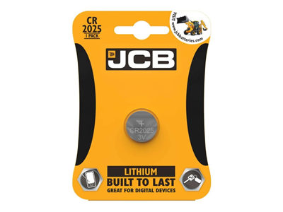 Lithiová baterie CR2025, blistr 1 ks