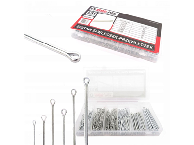 Závlačka, sada 555ks