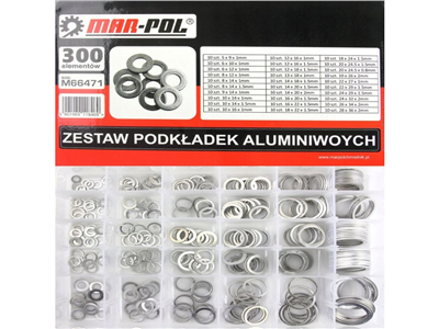 Hliníková podložka, sada 300ks