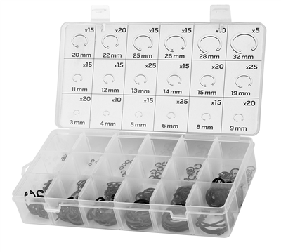 Segerové kroužky vnitřní, 3-32 mm, sada 300 ks - NEO tools 11-975