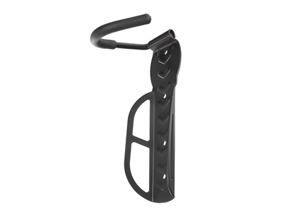 Nástěnný držák na jízdní kolo, za přední kolo, kov-plast