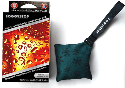 Odvlhčovač interiéru a skel FoggyStop PLUS