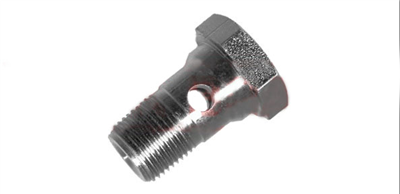 Šroub dutý, upevňovací M12x1, délka 28 mm,  tzv. banjo šroub, na brzdy