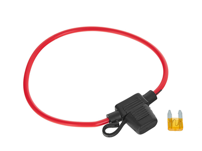 Pojistkové pouzdro 19 mm 25A + pojistka 5A