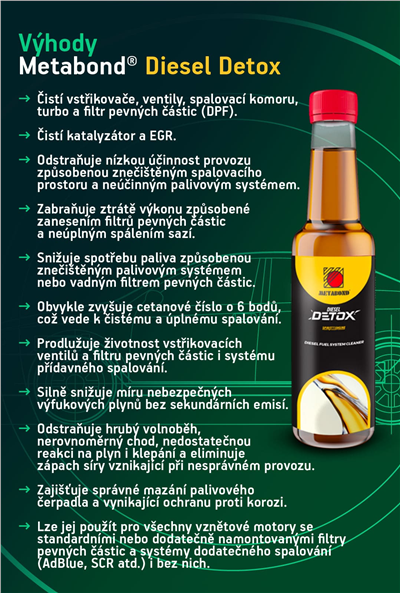 Diesel Detox - regenerátor naftových motorů - 250ml