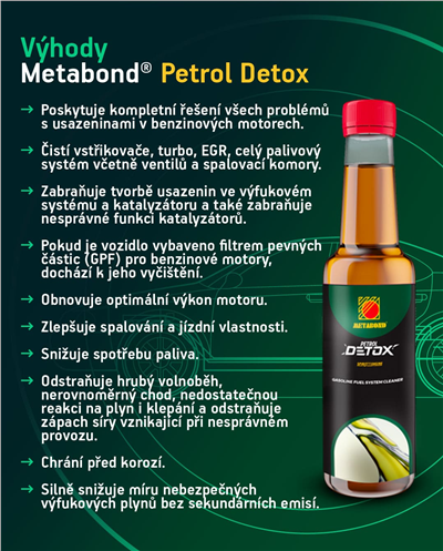 Petrol Detox - regenerátor benzínových motorů - 250ml