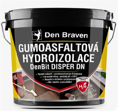DenBit DISPER DN – Gumoasfaltová hydroizolace - 10kg