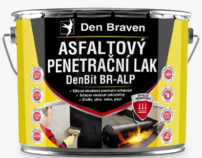 DenBit BR-ALP – Asfaltový penetrační lak - 4.5kg