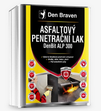 DenBit ALP 300 – Asfaltový penetrační lak - 4kg