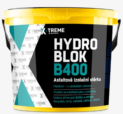HYDRO BLOK B400 – Asfaltová izolační stěrka - 5kg