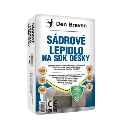 Sádrové lepidlo na SDK desky