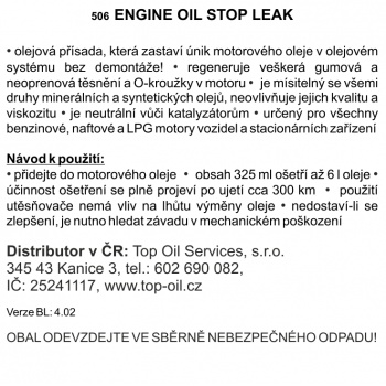 Wynn´s Engine Oil Stop Leak - 325ml