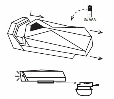 CPA Racing Sada přední a zadní svítilny CPA RACING