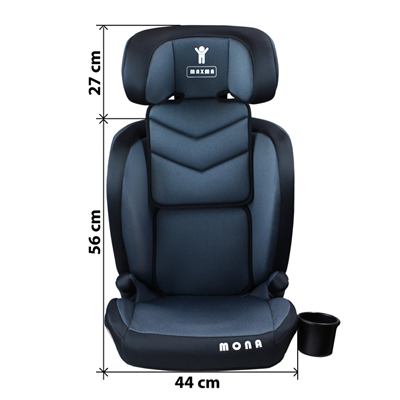 Maxma Autosedačka Maxma Sarah Isofix R129 šedá