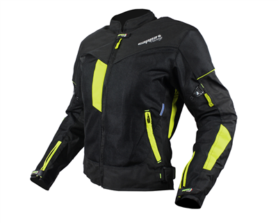 Cappa Racing Bunda moto dámská MONTE CARLO textilní černá/fluo XL