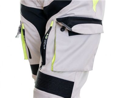 Cappa Racing Kalhoty moto dámské MELBOURNE textilní šedé/fluo/černé M