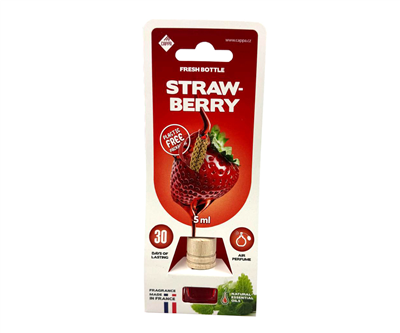 Cappa Autovůně Wood Fresh Bottle Strawberry