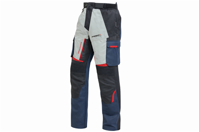 Cappa Racing Kalhoty moto pánské ENZO textilní modré / červené 4XL