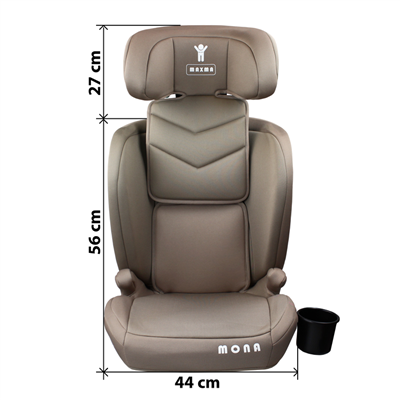 Maxma Autosedačka Maxma Sarah Isofix R129 hnědá