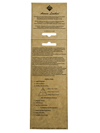 Aroma Leather Autovůně Aroma Leather Tree Vanilla & Sandalwood