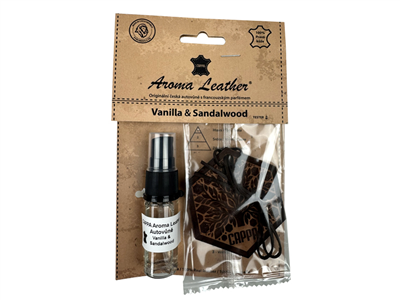 Aroma Leather Autovůně Aroma Leather Tree Vanilla & Sandalwood Set