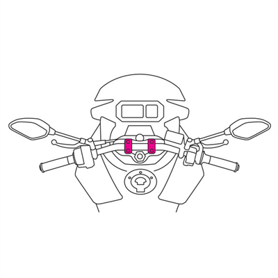 Lampa Montáž na motocykl pro pouzdro smartphonu M8 OPTI SCREW – 90436