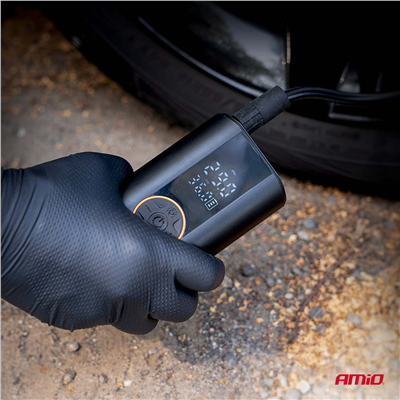 Bezdrátový vzduchový kompresor LED 40W USB-C ACOMP-25 AMiO-04414