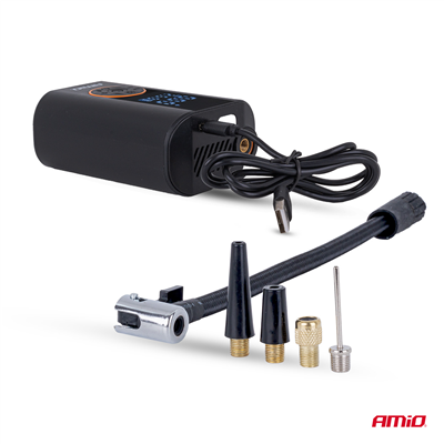 Bezdrátový vzduchový kompresor LED 40W USB-C ACOMP-25 AMiO-04414